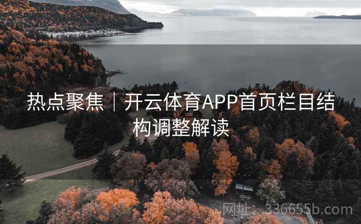 热点聚焦|开云体育APP首页栏目结构调整解读